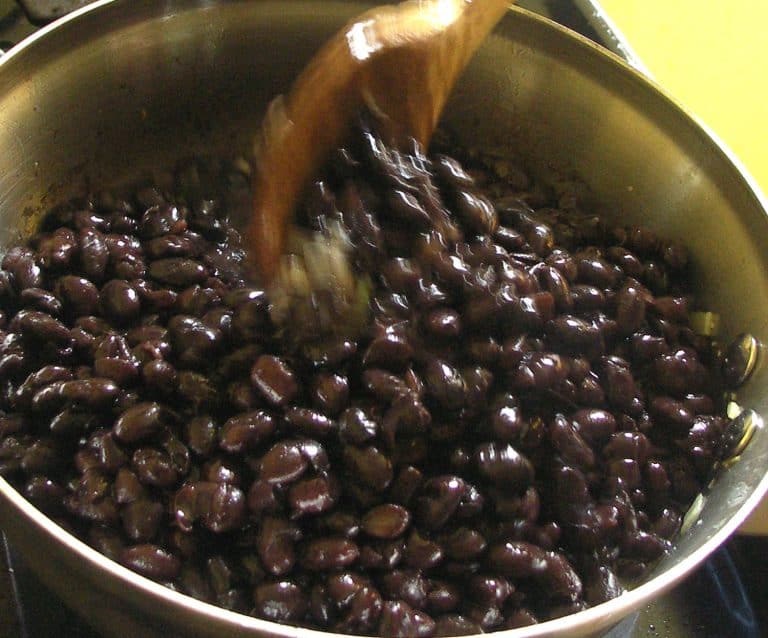 Spicy Saucy Black Beans - Foodie With Family