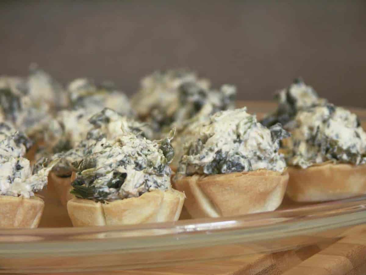 Spinach Phyllo Cups - I Heart Vegetables