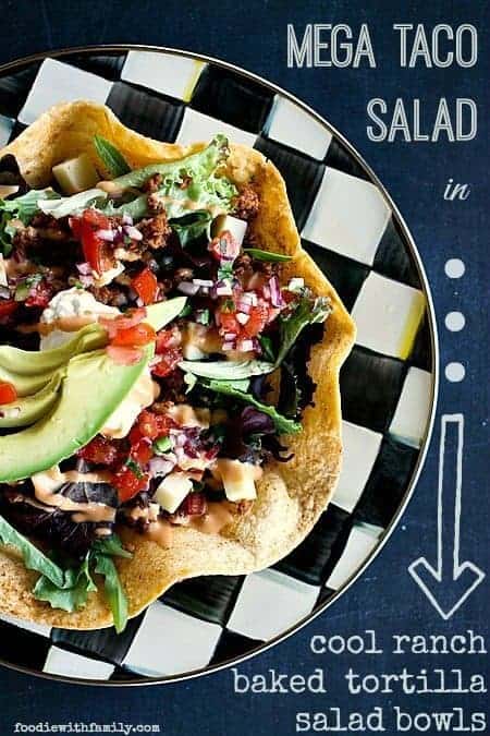 Taco Salad Cups Recipe - Food Fanatic