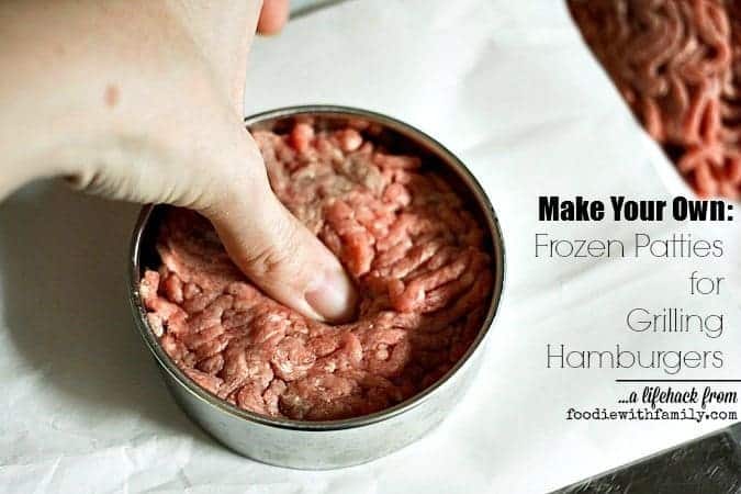 Make Your Own Frozen Patties For Grilling Hamburgers