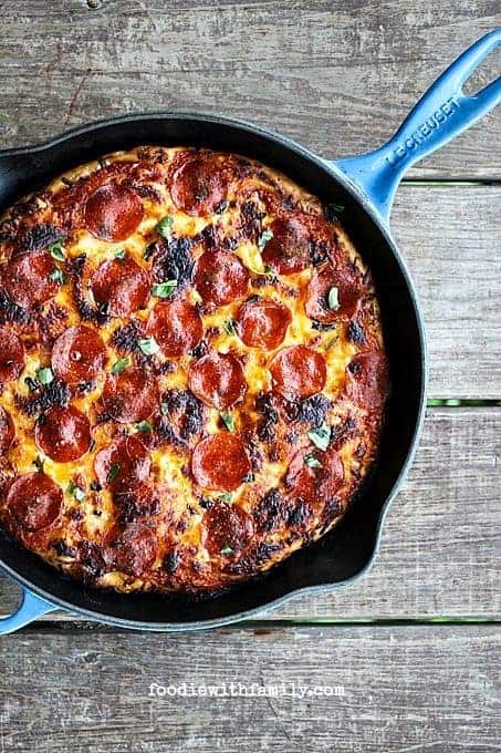 Easy Homemade Pan Pizza - Coined Cuisine