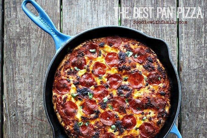 Best Cast Iron Pizza Recipe - How to Make Cast Iron Pizza