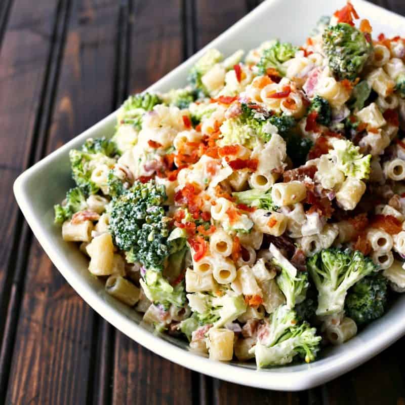 Easy Bacon Broccoli Pasta Salad