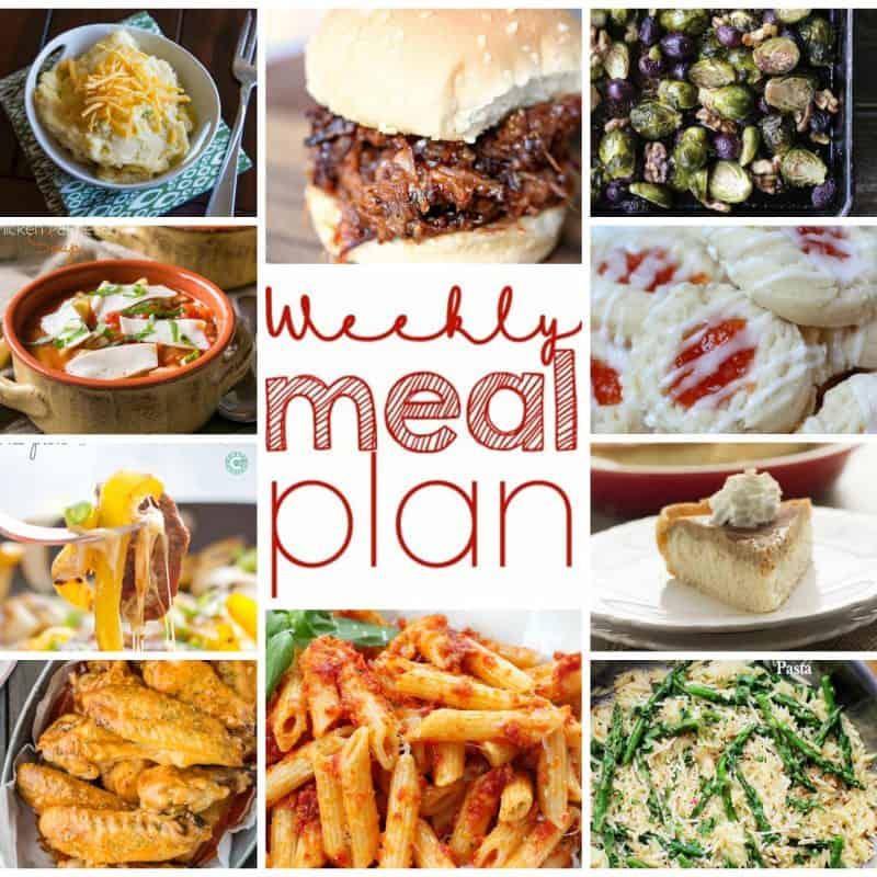 Easy Meal Plan November 9-15