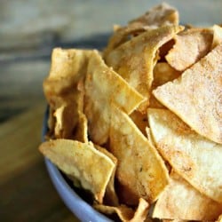 Homemade Cool Ranch Doritos