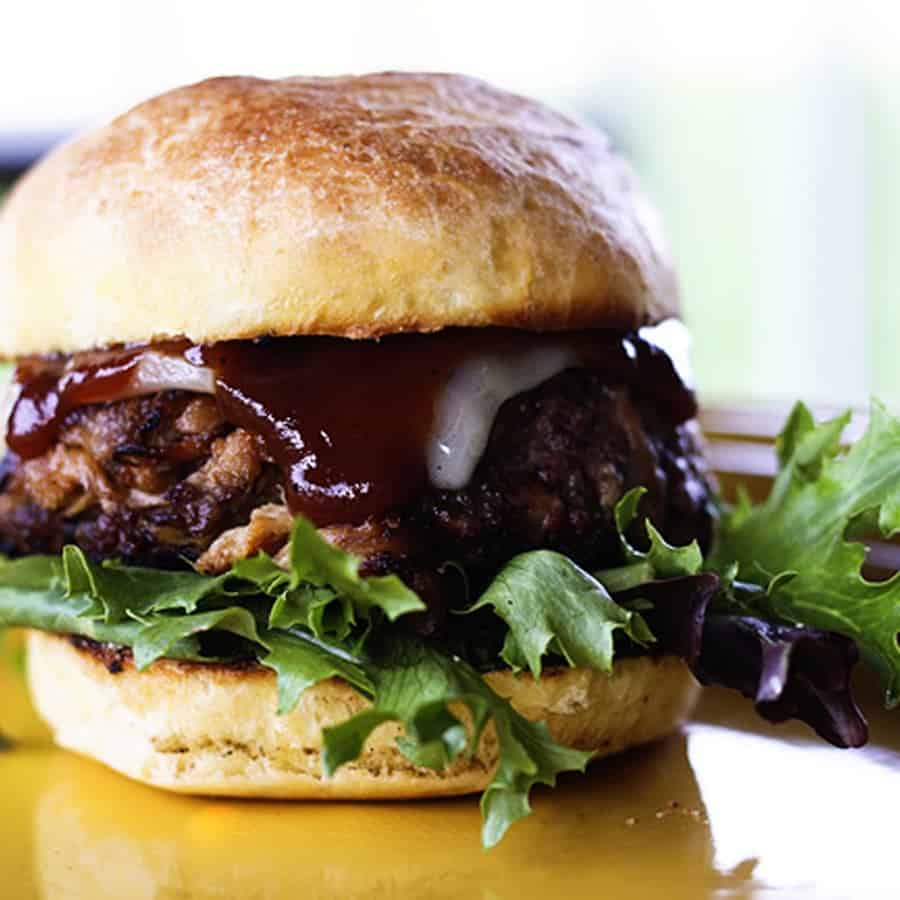 Juicy Beef and Bacon Burgers Recipe