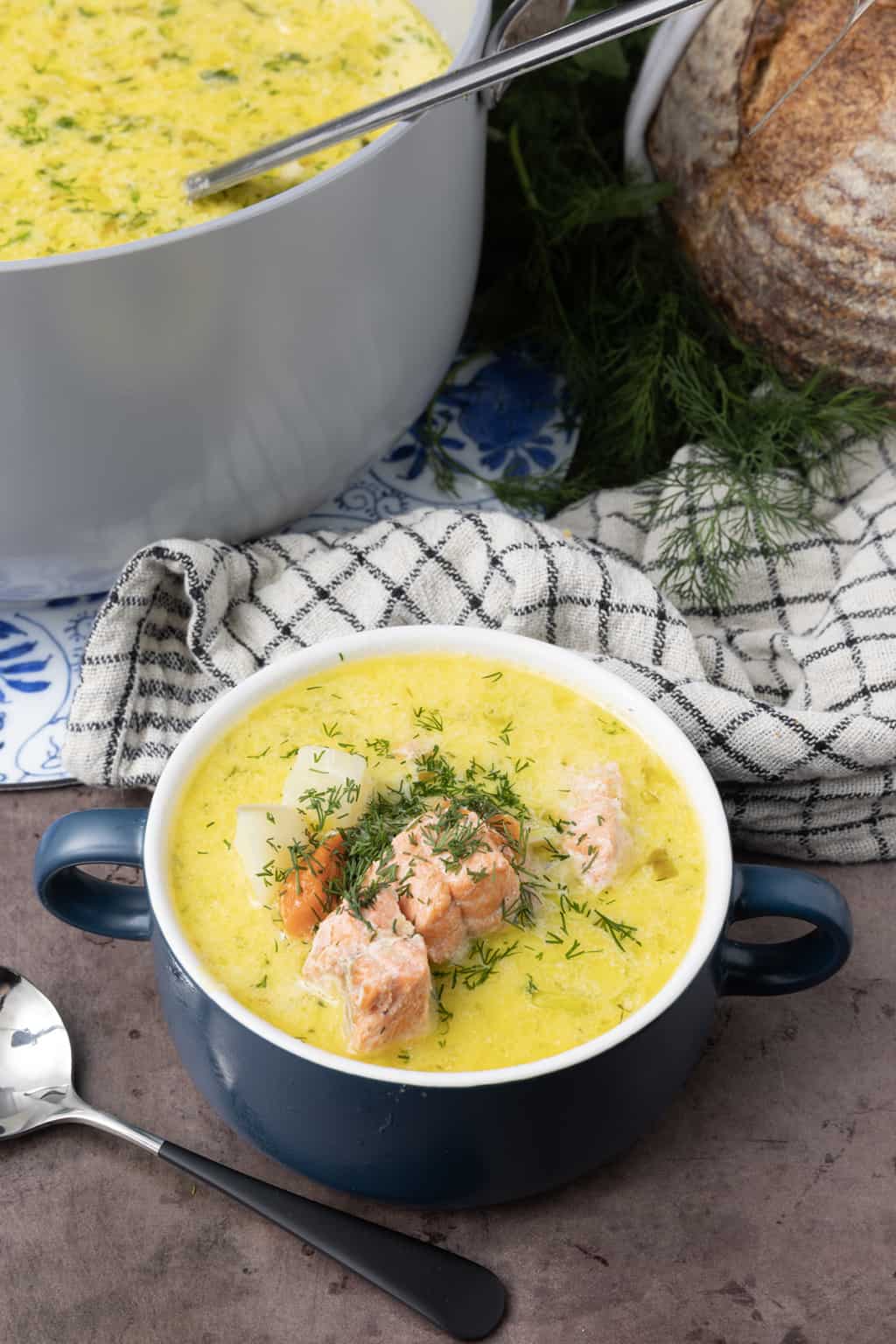 Salmon Soup - Foodie With Family