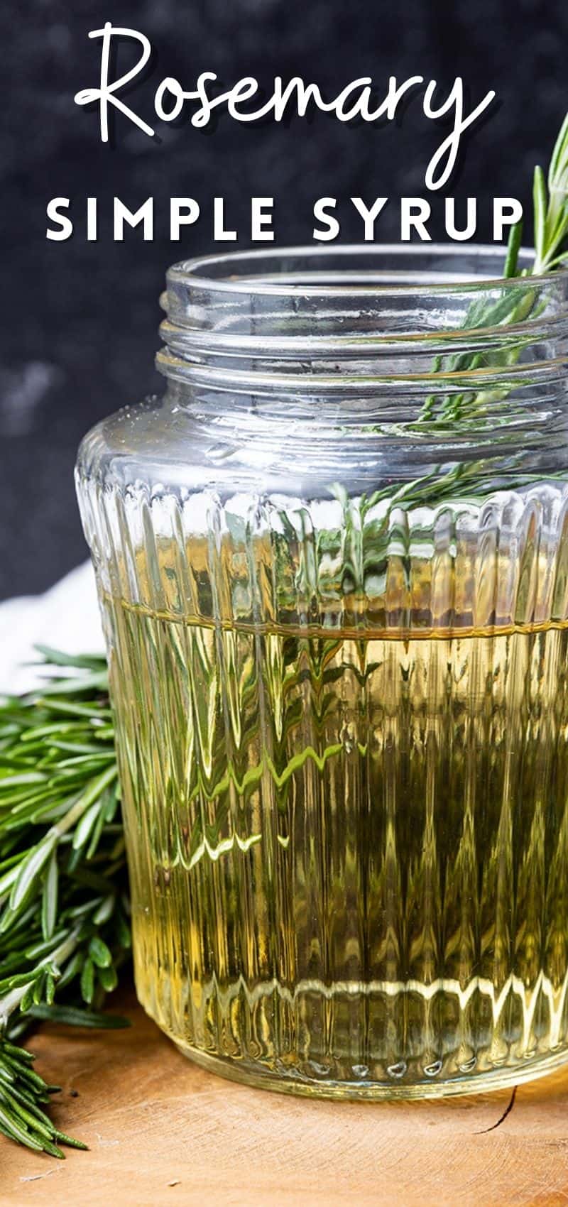 Rosemary Simple Syrup - Foodie With Family