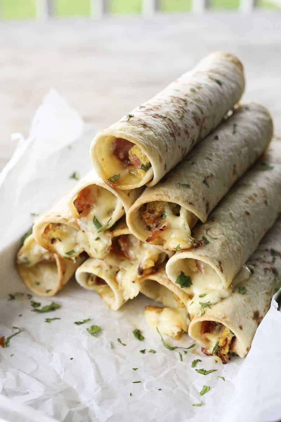 Baked Breakfast Taquitos Foodie With Family