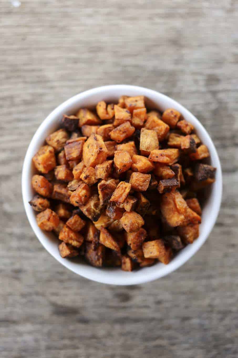 How to Make Crunchy Sweet Potato Croutons - Eating Bird Food